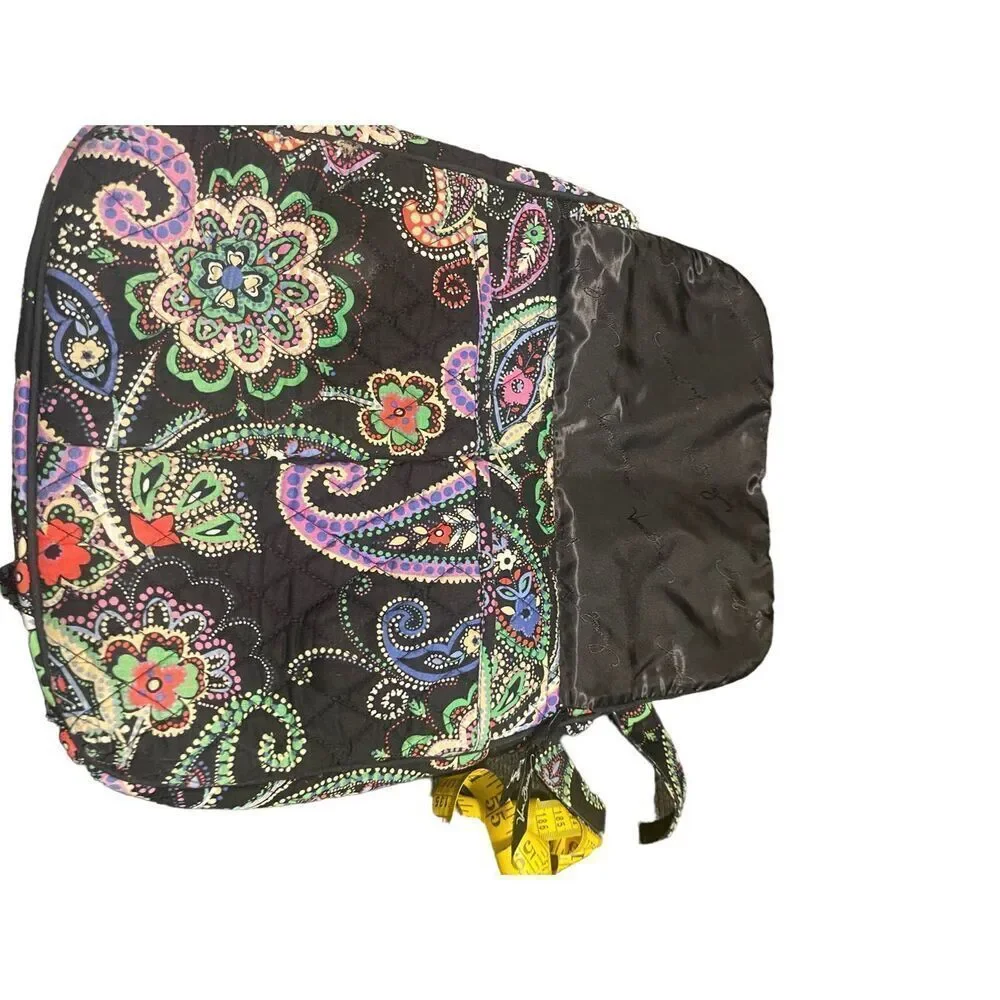 Vera Bradley Womens Multi Color Floral Paisley Print Shoulder Crossbody Bag